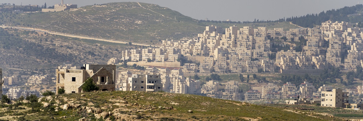 An Israeli settlement in the Palestinian territory.